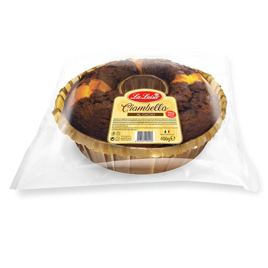 La Luisa - Ciambellone al cacao 400gr confezione da 6 pz