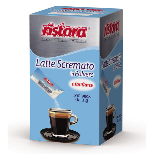 Ristora - Latte scremato in polvere 100 stick monodose