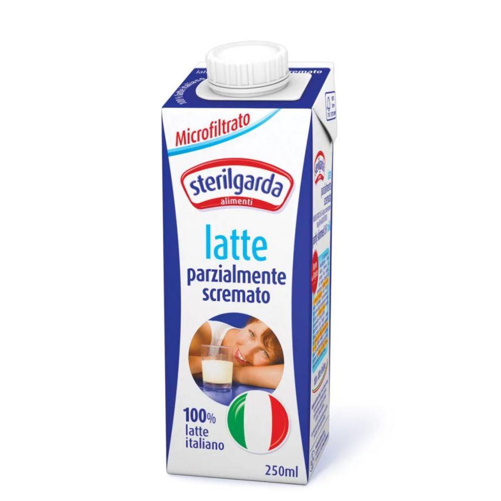 Sterilgarda - Latte parzialmente scremato microfiltrato 250ml confezione da 24 pezzi