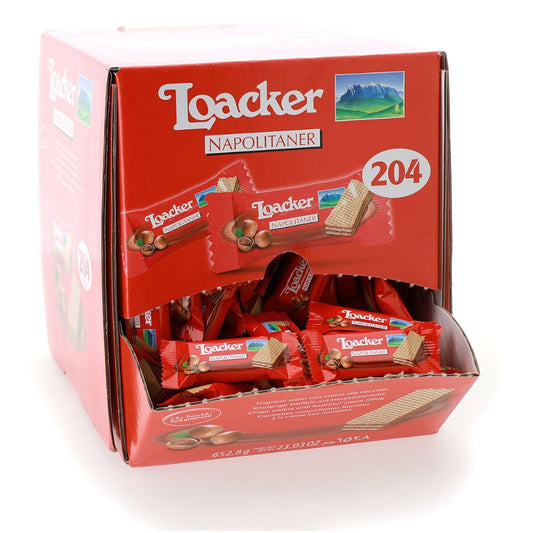 Loacker - Wafer Napolitaner classic 204 confezioni da 3,2gr