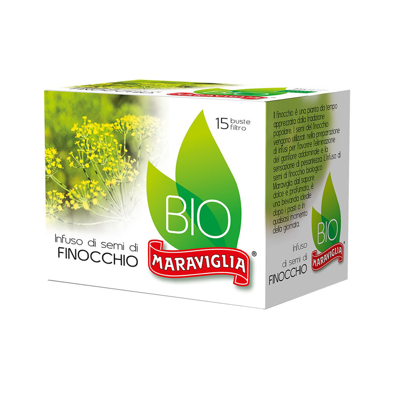 Maraviglia - Infuso di semi di finocchio BIO 15 filtri
