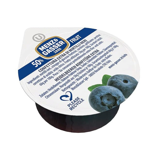 Menz & Gasser - Confettura ai mirtilli 25gr per 100 porzioni