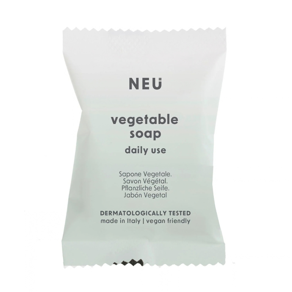NEU - Sapone Vegetale in bustina da 12 gr per 500 pezzi