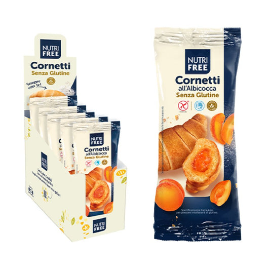 Nutri Free - Cornetto Albicocca 60gr confezione da 30 pezzi