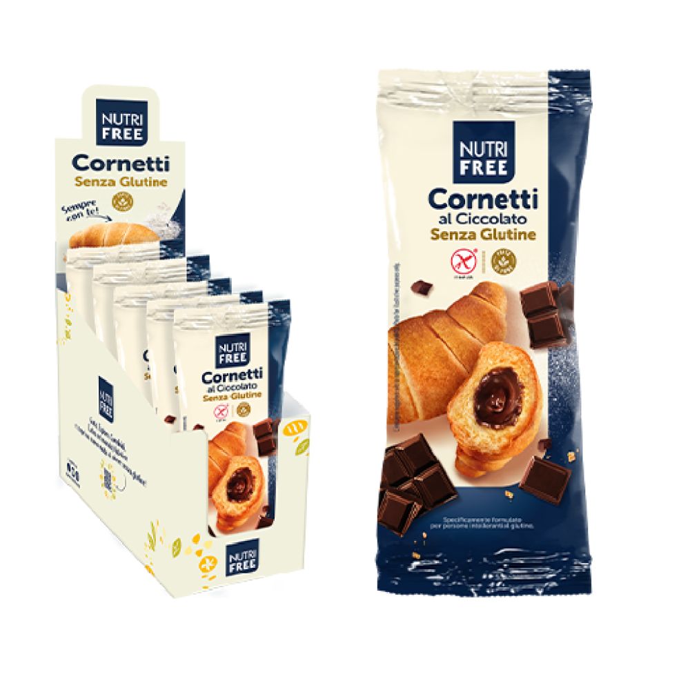 Nutri Free - Cornetto al Cioccolato 60gr confezione da 30 pezzi