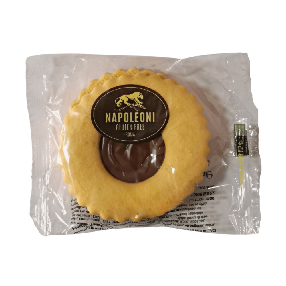Napoleoni - Occhi di bue Gianduia 80gr Gluten Free confezione da 12 pezzi