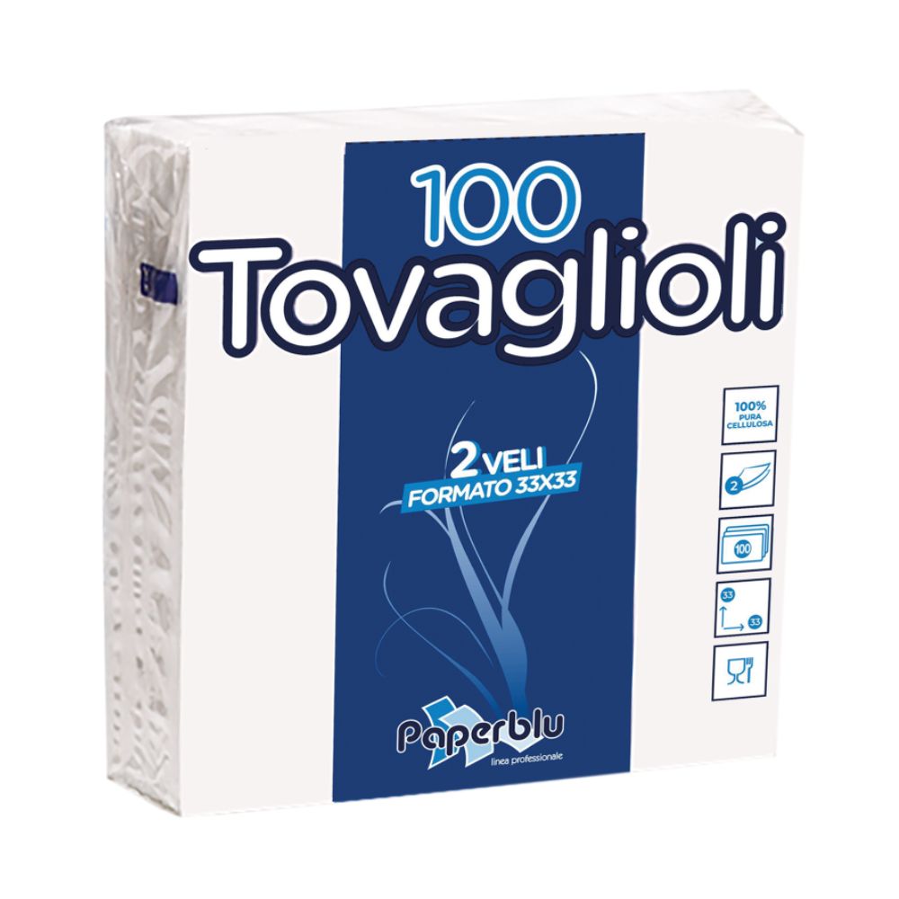Paperdi - Tovaglioli 33x33 2 veli per 1800 pezzi