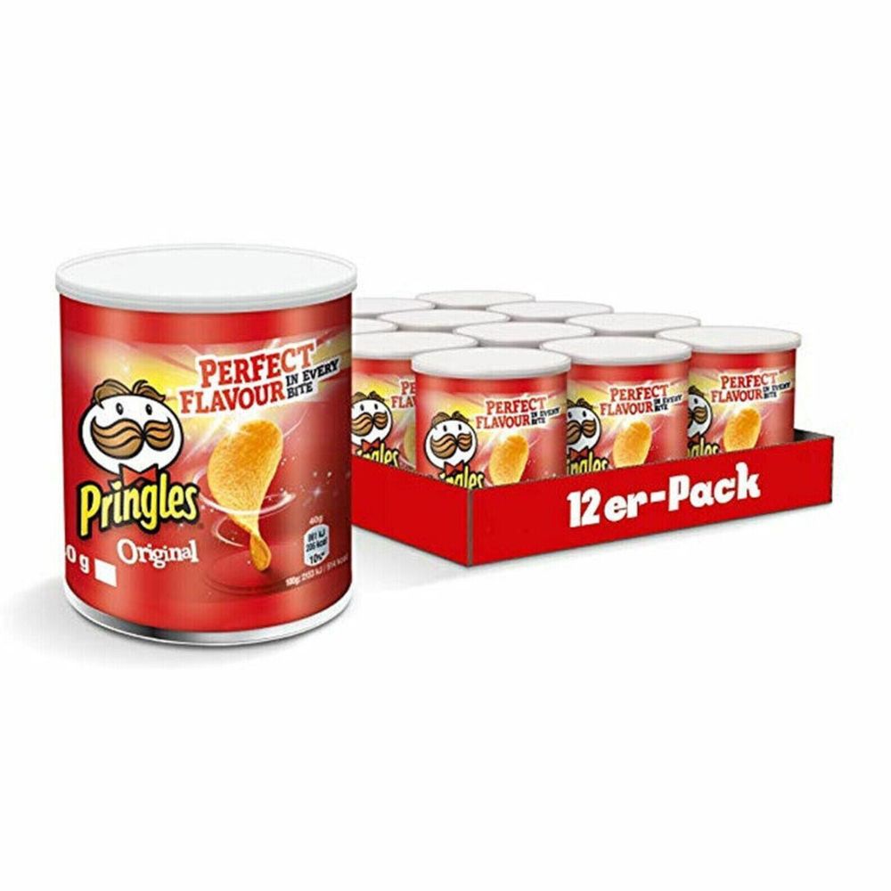 Pringles - Original Patatine classiche 40 gr confezione da 12 pezzi