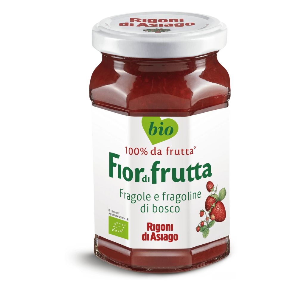 Rigoni di Asiago - Confettura Fragola BIO 800 gr confezione da 6 pezzi