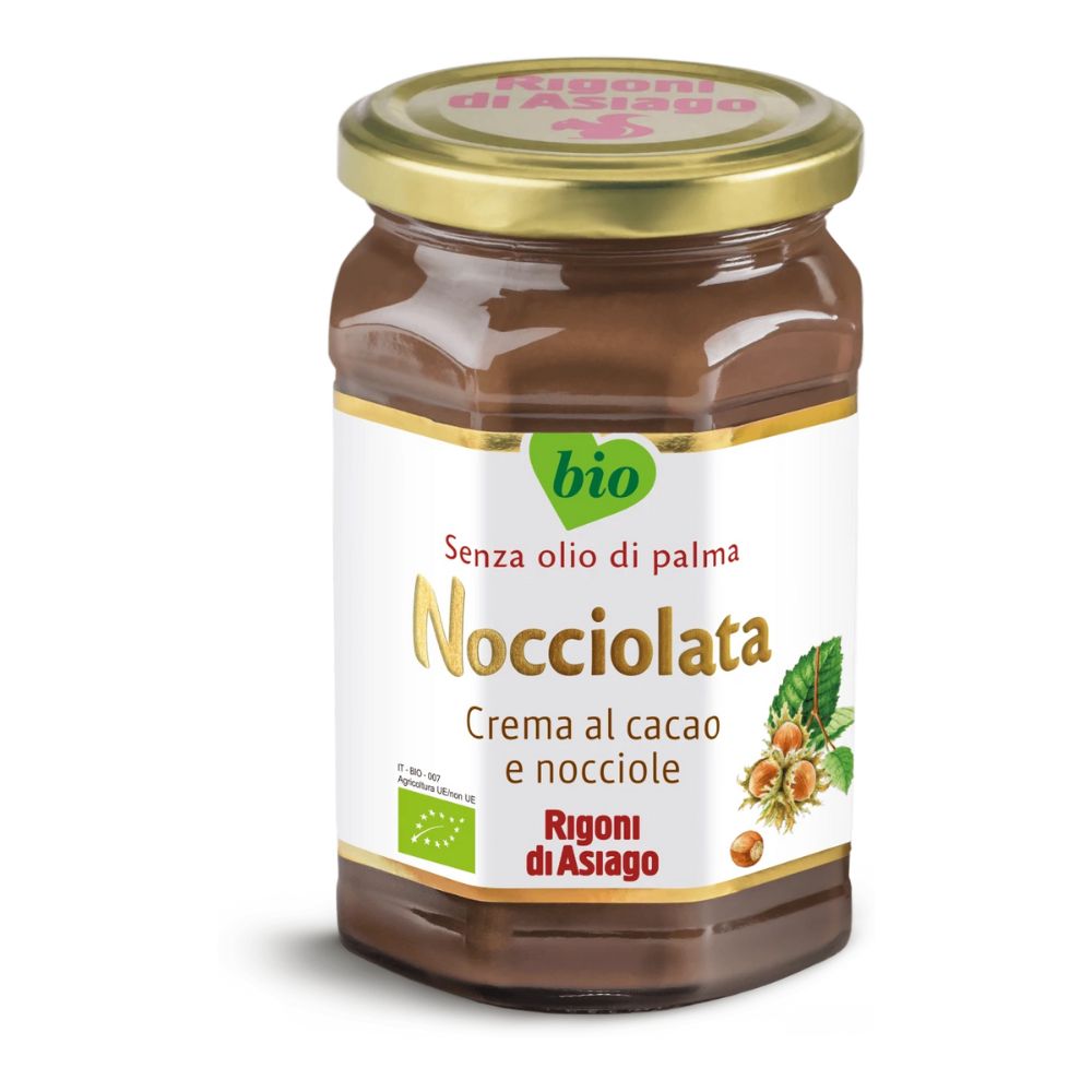 Rigoni di Asiago - Crema Cacao e Nocciole BIO 830gr confezione da 6 pezzi