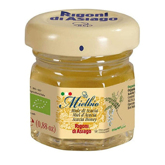 Rigoni di Asiago - Miele fiori di acacia BIO in vetro - 24 vasetti da 25gr