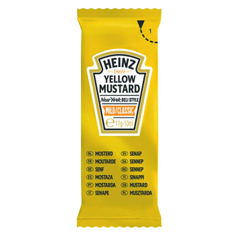 Heinz – Bustine monodose senape 10g confezione da 200 pezzi