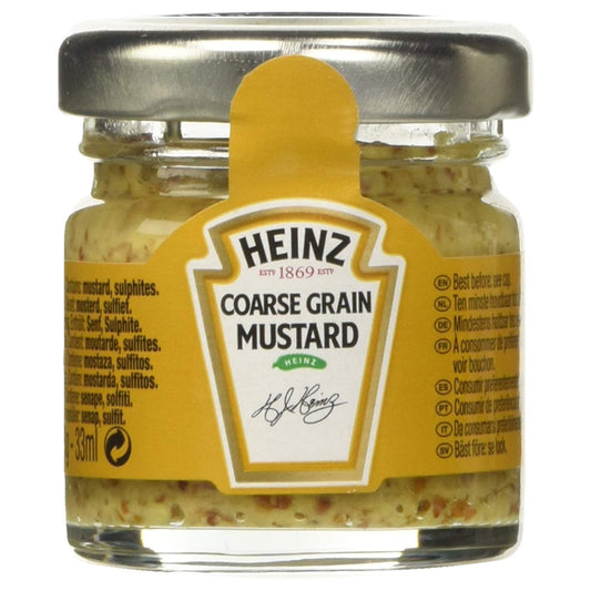 Heinz – Senape in 80 monodosi in vetro da 30gr