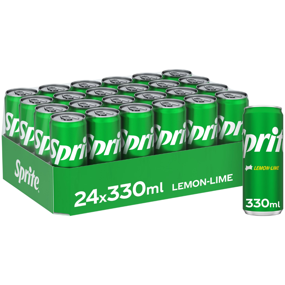 Sprite - Bevanda analcolica al gusto lime in lattina confezione da 24 lattine
