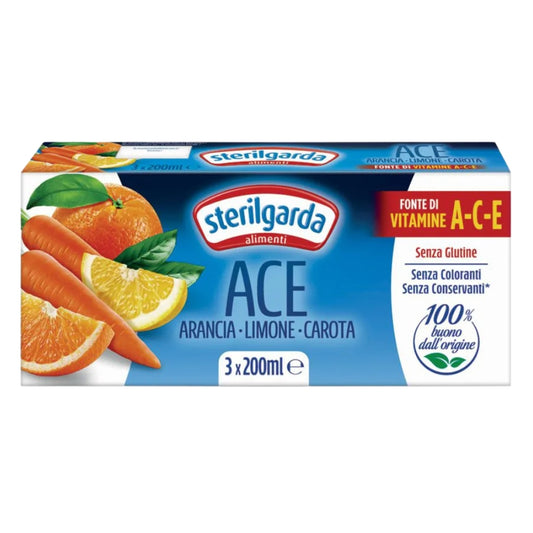 Sterilgarda - Succo ACE in brick 200ml confezione da 24 pezzi