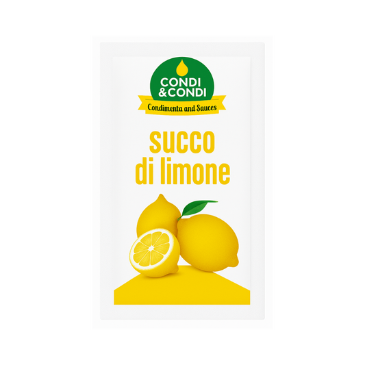 Condi&Condì - Succo di Limone confezione da 150 Bustine Monodose da 4ml