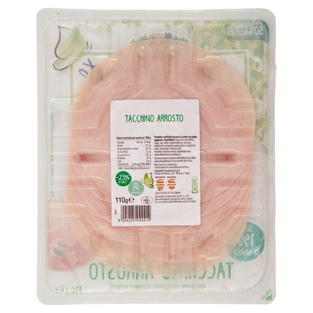 Gran Terre - Arrosto di tacchino a fette LiberaMente 110gr