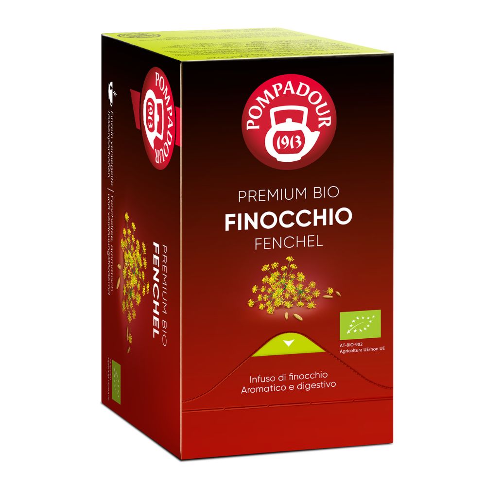 Pompadour - Infuso di finocchio aromatico e digestivo BIO 20 filtri