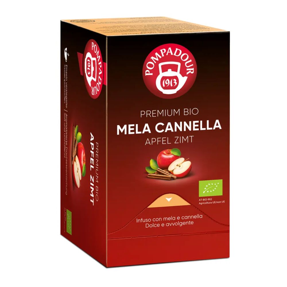 Pompadour - Infuso mela cannella BIO 20 filtri