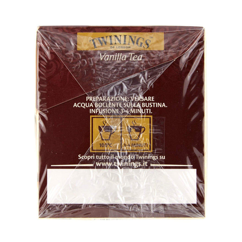 Twinings - Tè nero alla vaniglia 25 bustine