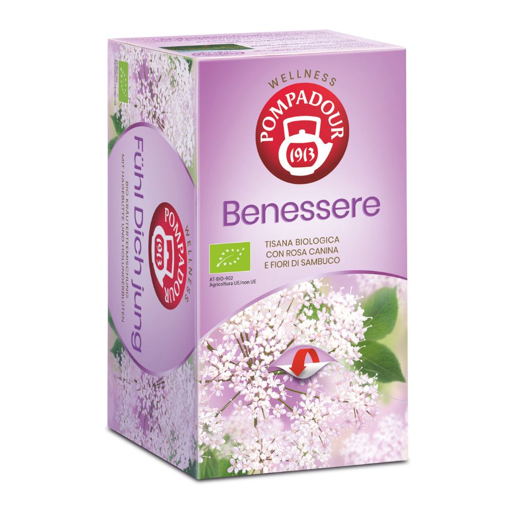 Pompadour - Tisana Wellness Benessere BIO 20 filtri