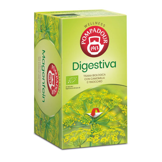 Pompadour - Tisana Wellness Digestiva BIO 20 filtri