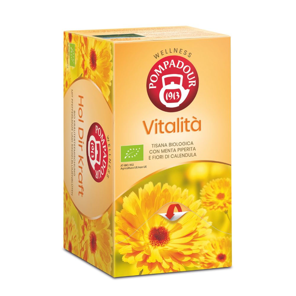 Pompadour - Tisana Wellness Vitalità BIO 20 filtri