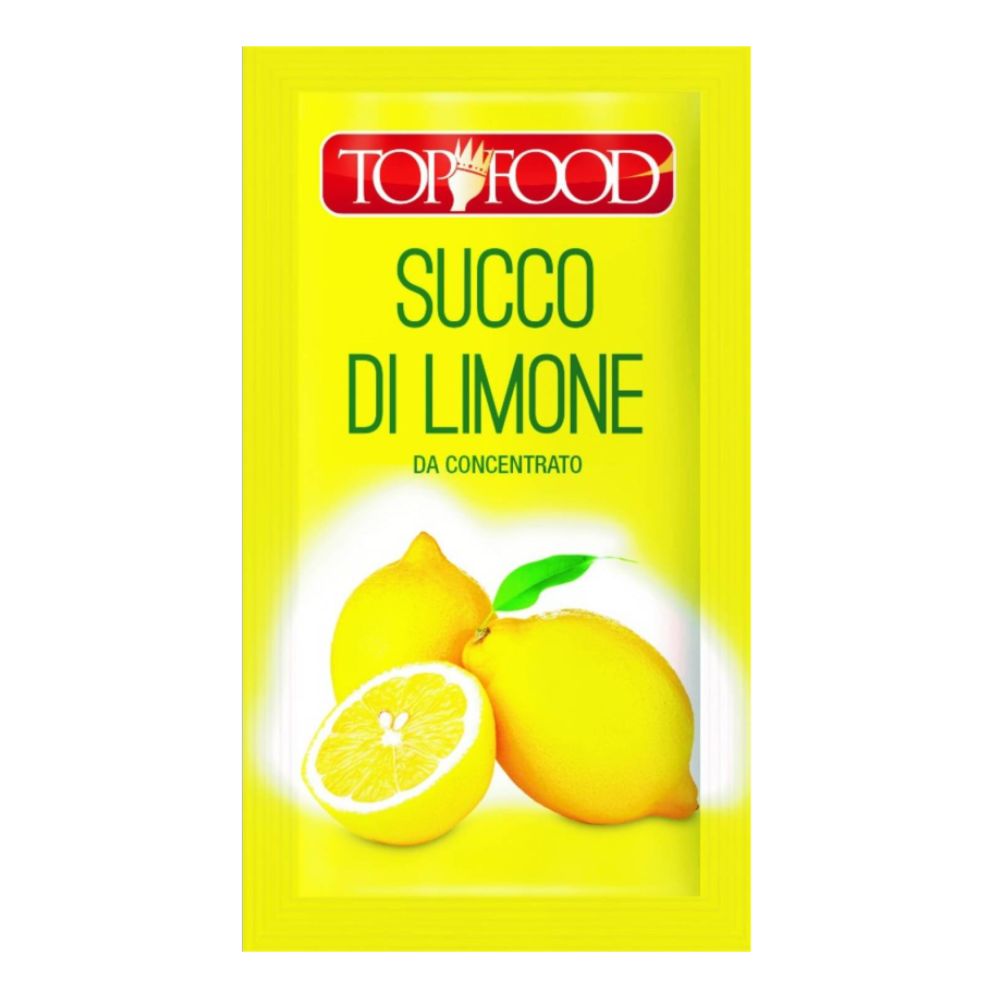 Top Food - Succo di limone confezione da 300 bustine da 5ml