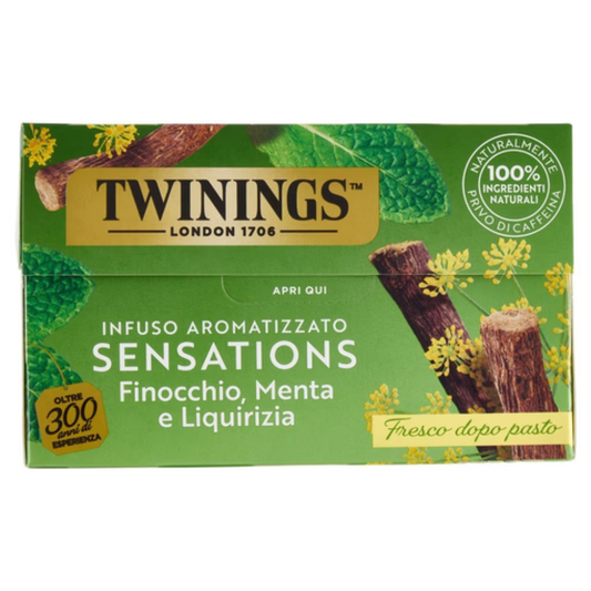 Twinings -  Infuso aromatizzato Finocchio, Menta e Liquirizia 20 bustine