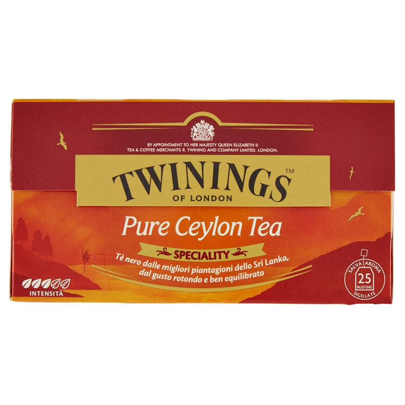 Twinings - Tè Nero Specialità Pure Ceylon 25 bustine