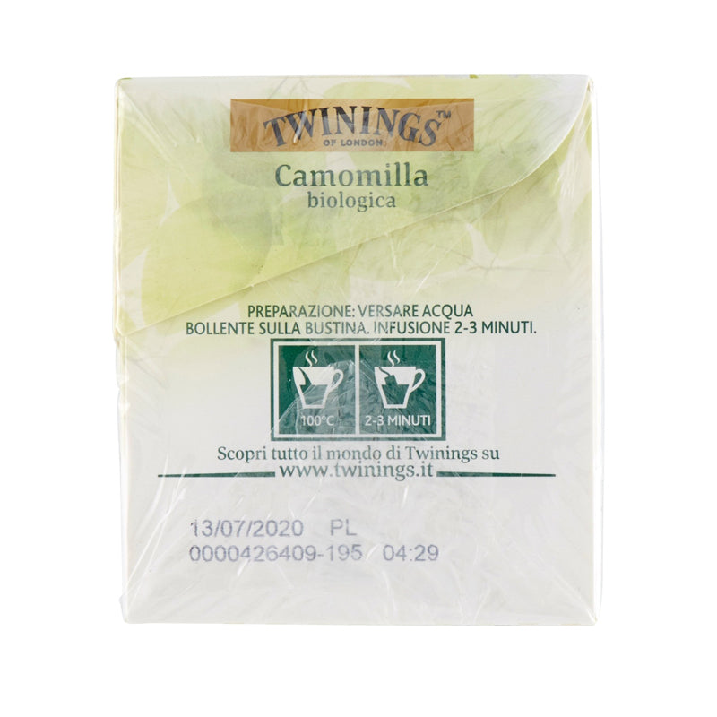 Twinings - Camomilla biologica 20 filtri