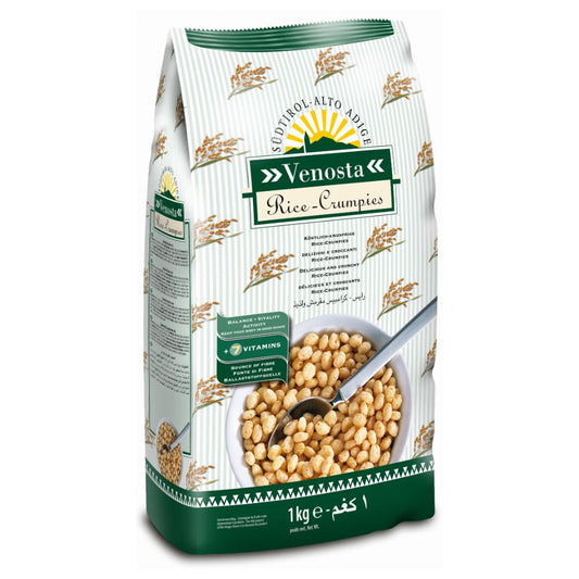 Venosta - Riso soffiato bianco 6 confezioni da 1kg