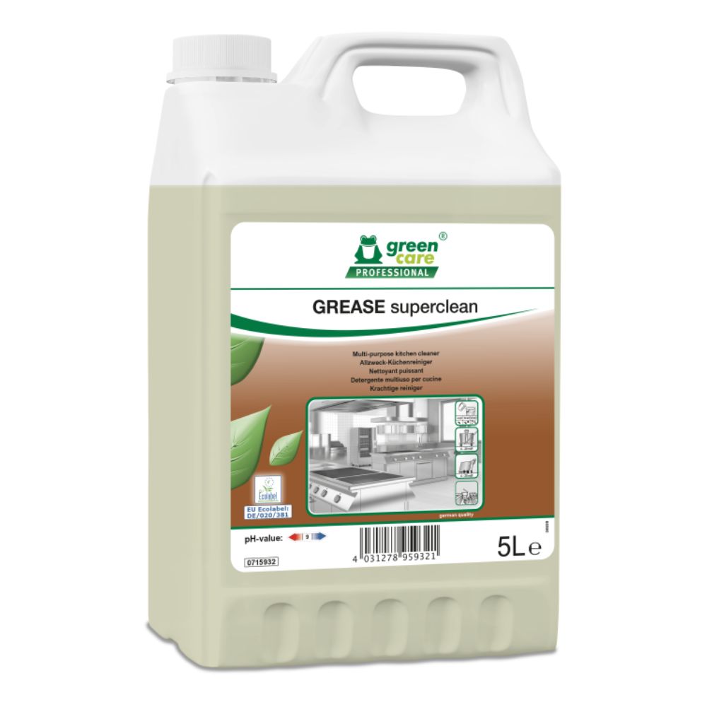 Werner & Mertz - Grease Superclean detergente sgrassante multiuso per cucina 5 lt
